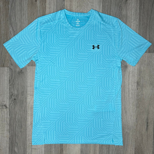 Under Armour Geotessa / Stride Set - Tee & Shorts - Blue / Black