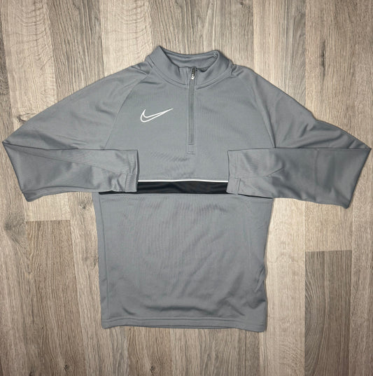 Nike Dri Fit Academy Half Zip - Grey/Black (Junior)