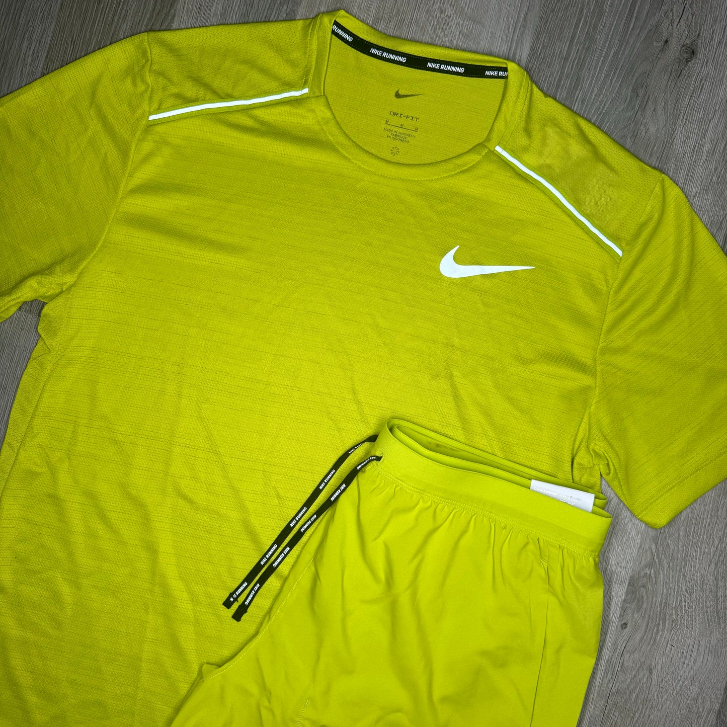 Nike Miler & Flex Stride Set - Tee & Shorts -  Dusty Cactus