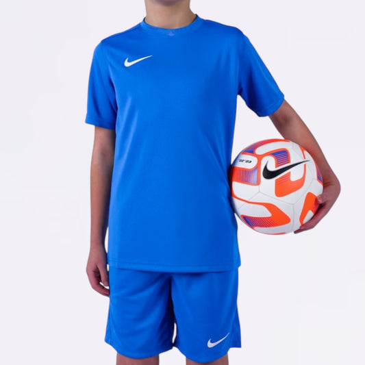 Nike Dri Fit Set - Tee & Shorts - Royal Blue (Junior)