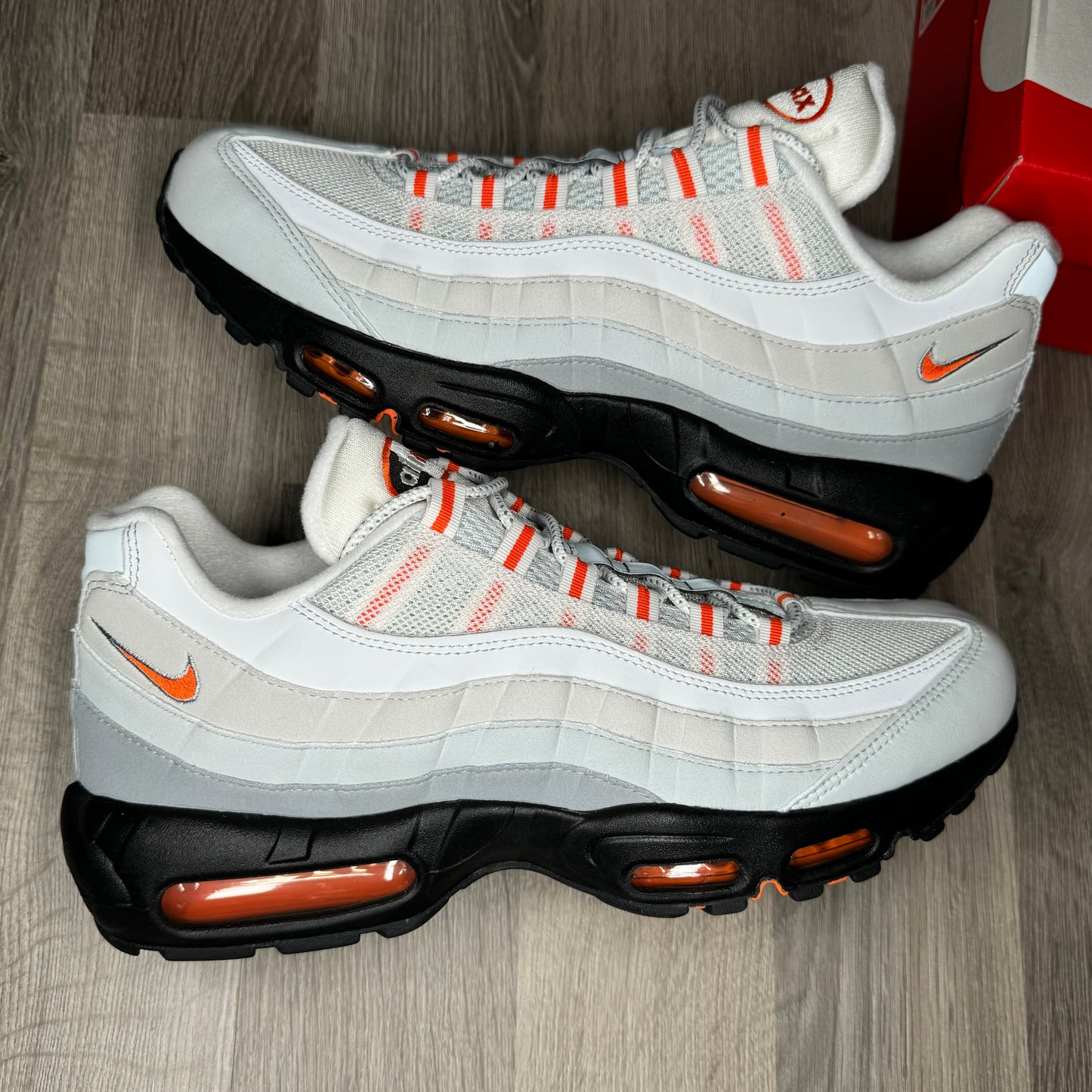 Nike Air Max 95 White Safety Orange