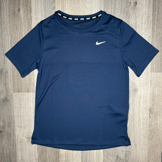 Nike Miler Tee Navy (Junior)