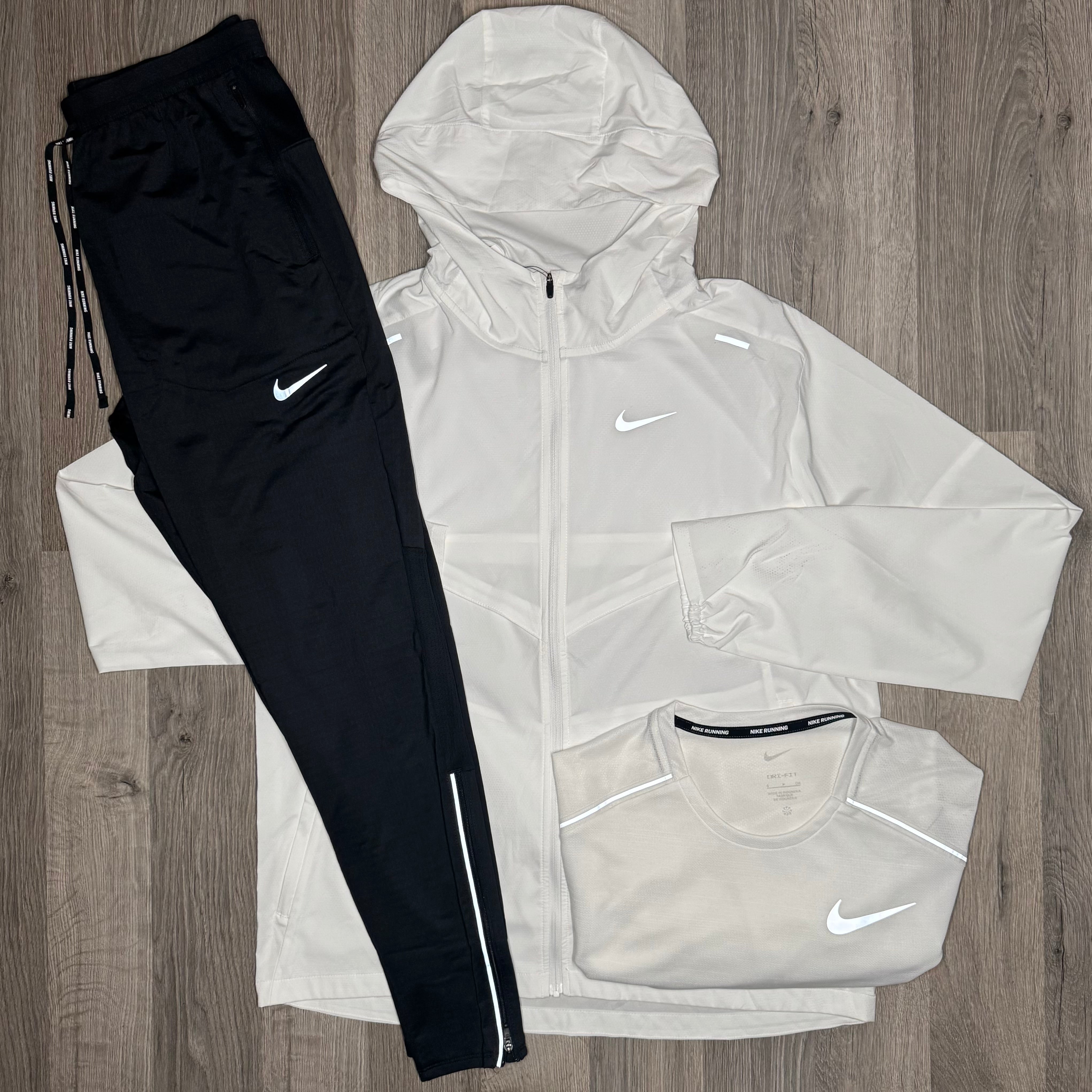 Nike windrunner all white best sale