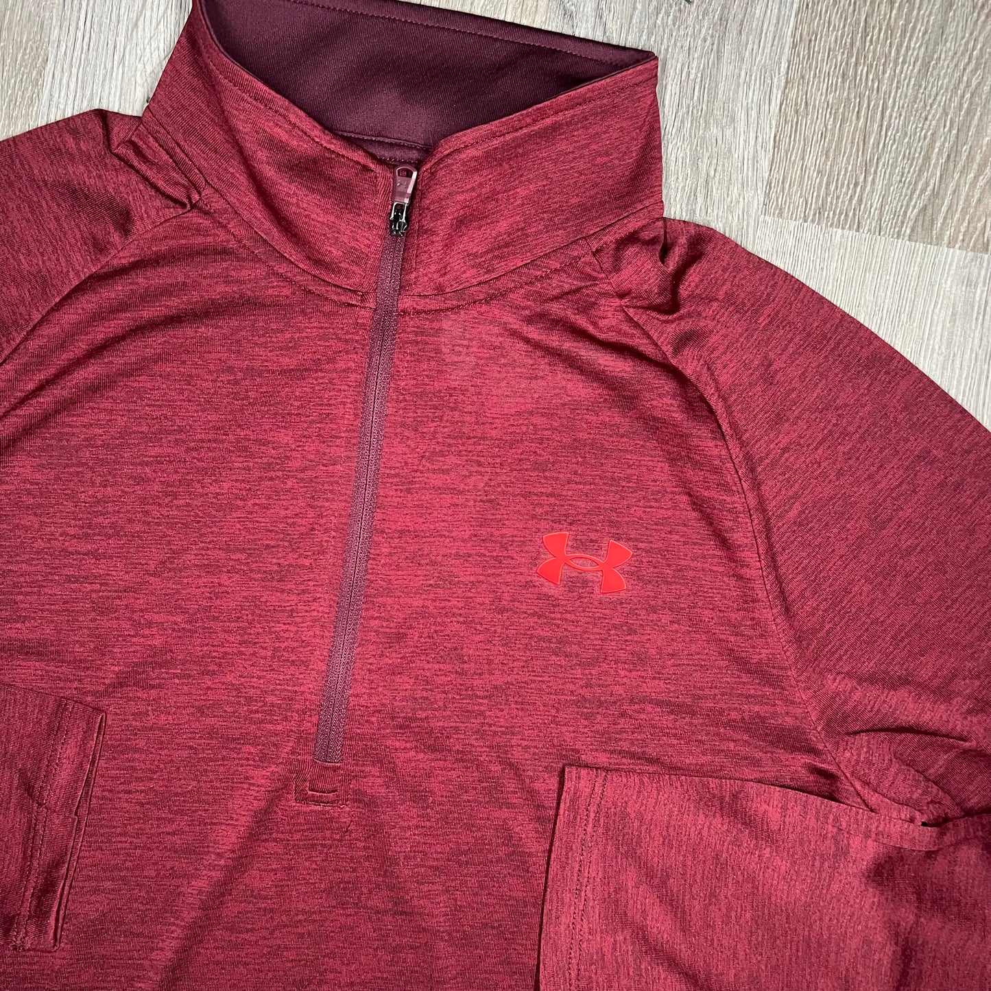 Under Armour Half Zip Maroon – RESTOCK3D