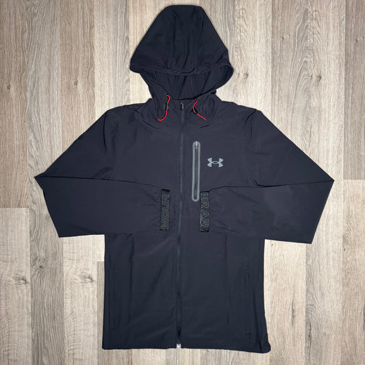 Under Armour Vanish Woven Jacket - Black / Red