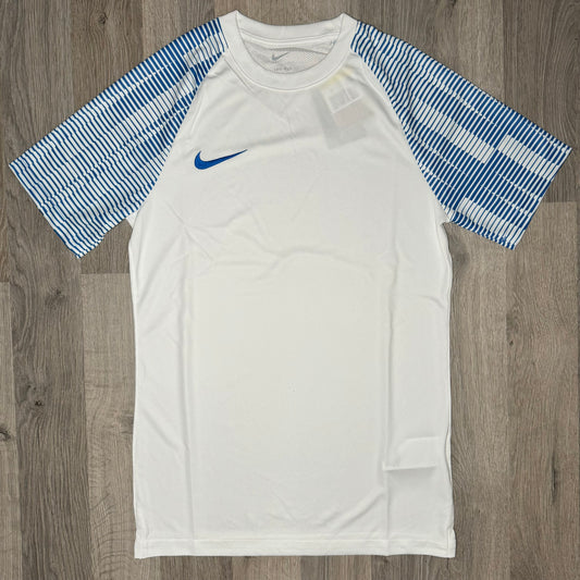 Nike Dri-Fit Academy Tee - White / Blue