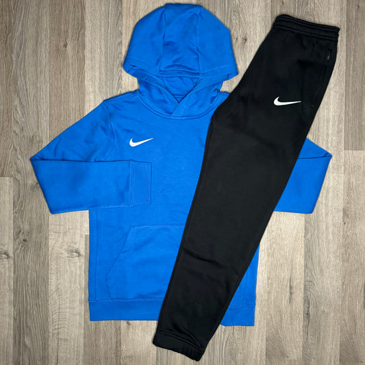 Nike Park Hoodie & Joggers Set - Royal Blue / Black (Junior)