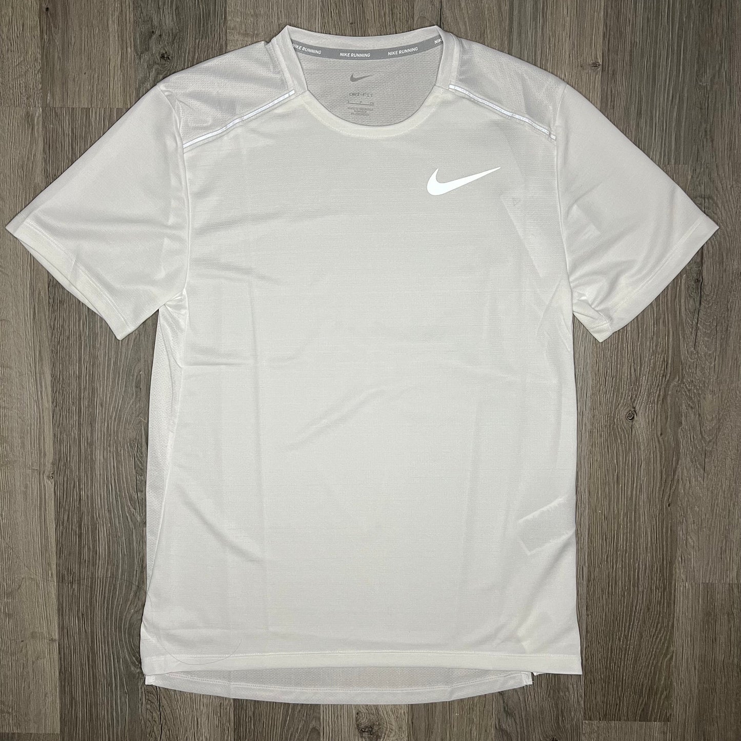 Nike Miler & Flex Stride Set - Tee & Shorts - White / Black