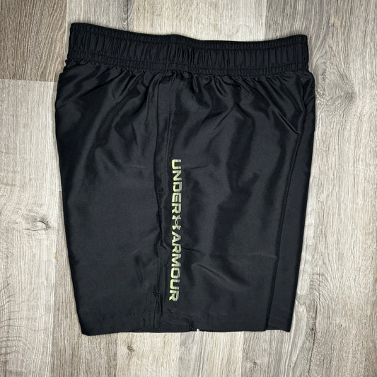 Under Armour Woven Shorts Black/Morph Green