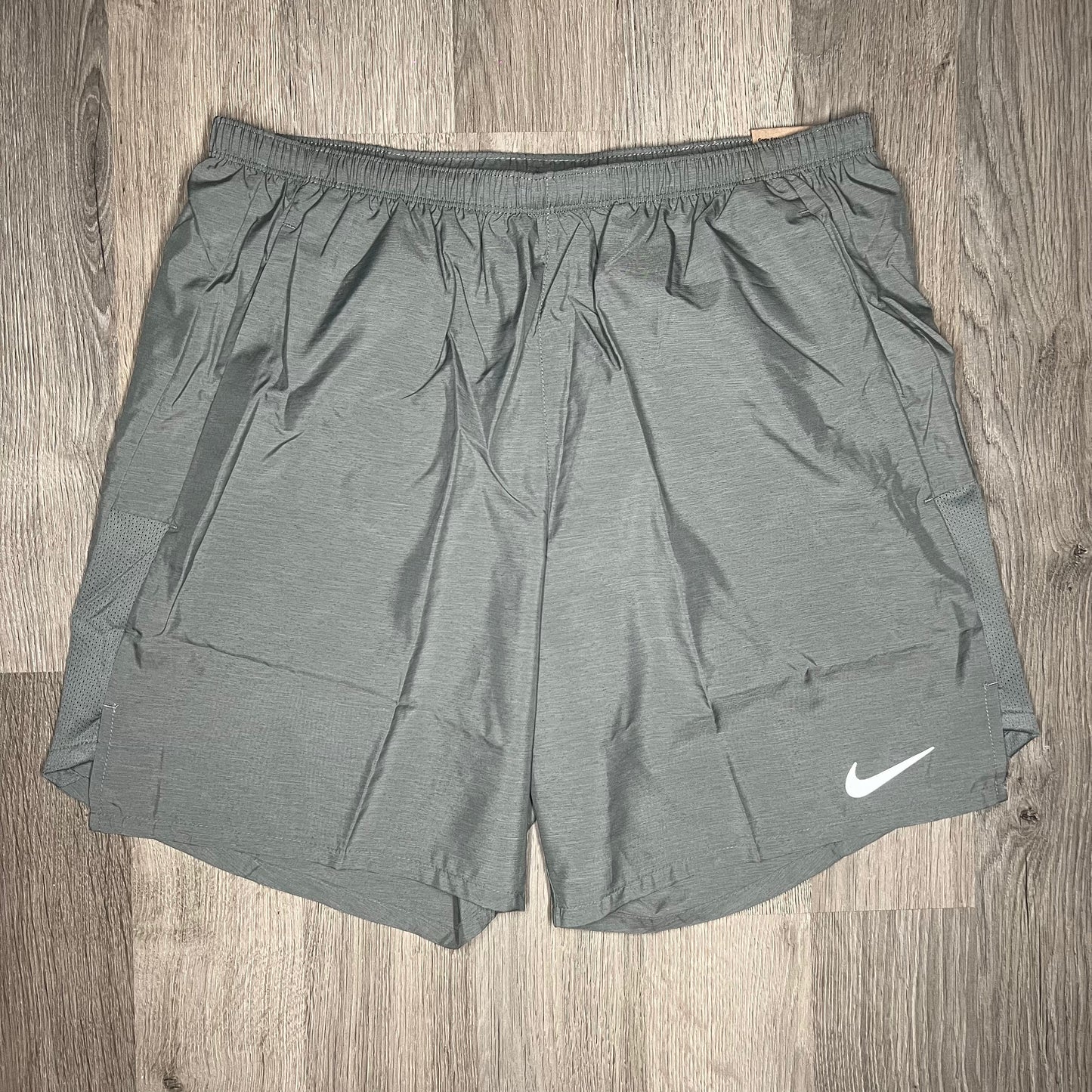 Nike Miler & Challenger Set - Tee & Shorts - Cactus Blue / Grey