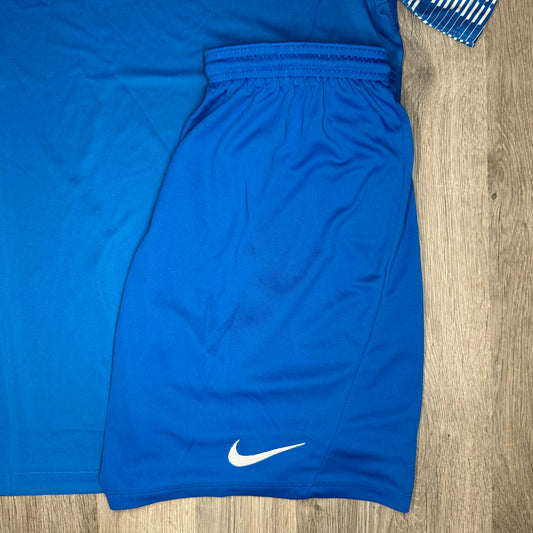 Nike Dri Fit Academy Set - Tee & Shorts - Blue (Junior)