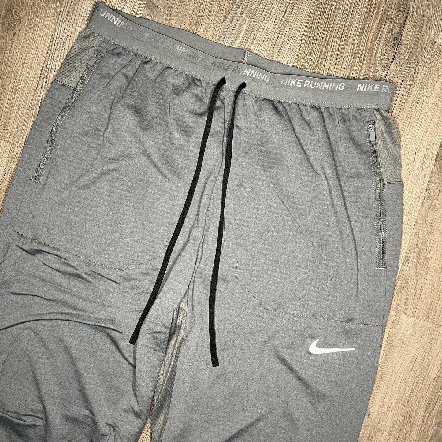 Nike Men's Phenom Elite Running Tights (Smoke Grey, Large