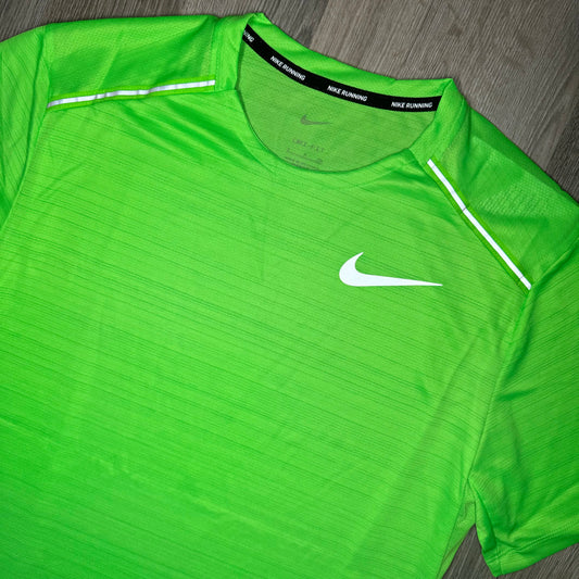 Nike Miler Tee Green Strike