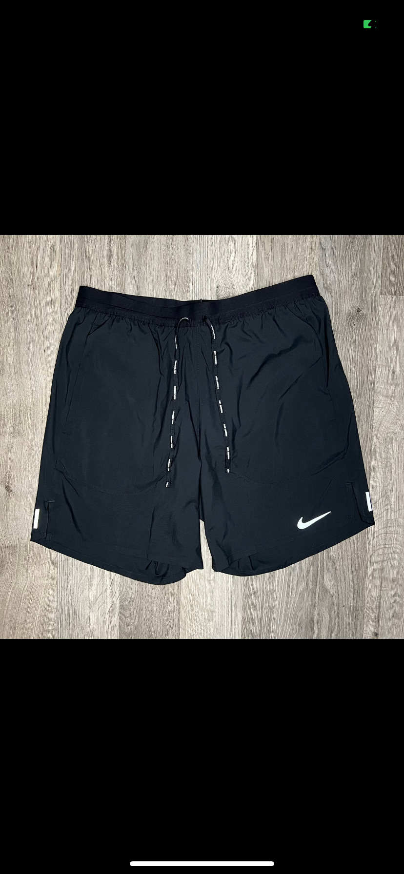 Nike Miler & Flex Stride - Tee & Shorts - Dark Blue / Black