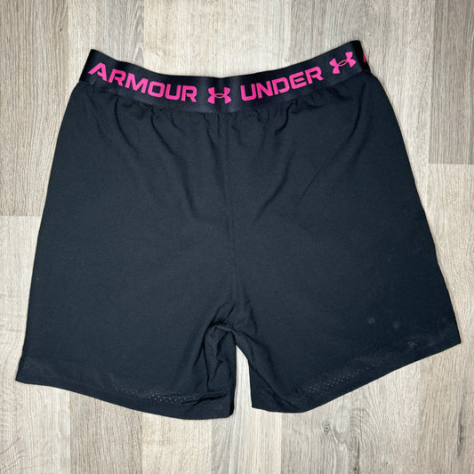 Under Armour Vanish Woven Shorts Black Pink
