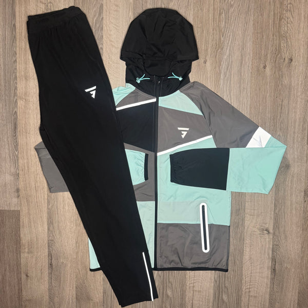 GRIID Panel Set - Windrunner & Bottoms -  Aqua / Black