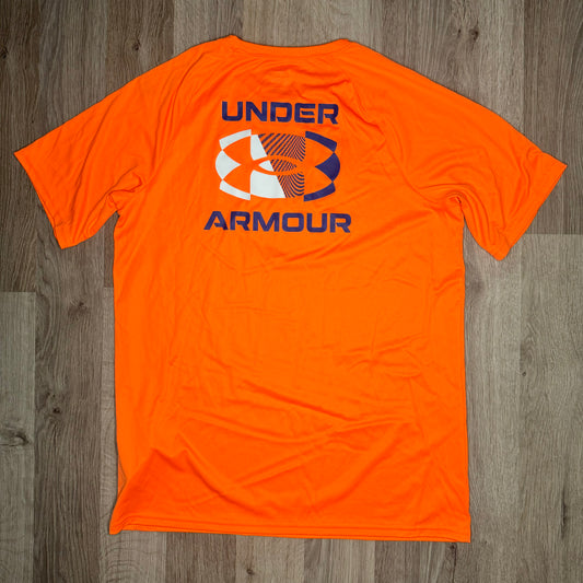 Under Armour Logo Tee Orange (Junior)