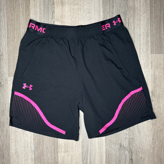 Under Armour Vanish Woven Shorts Black Pink