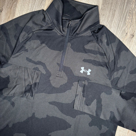 Under Armour Velocity Jacquard Half Zip - Black