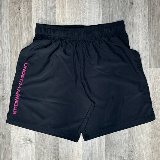 Under Armour Woven Shorts Black Pink