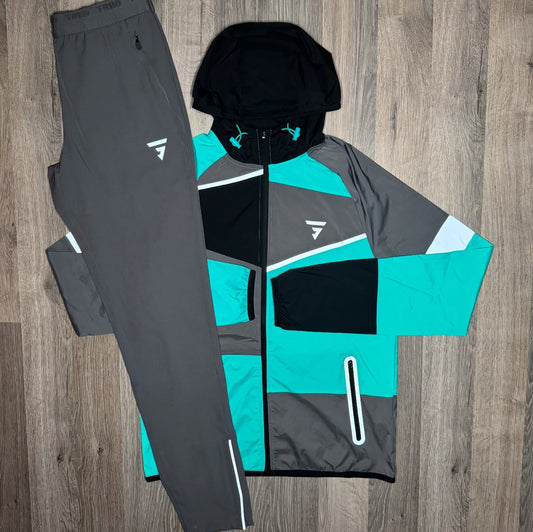 GRIID Panel Set - Windrunner & Bottoms - Mint / Grey