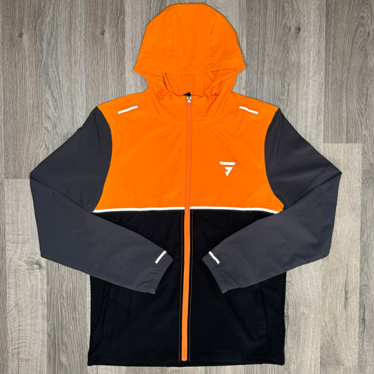 GRIID Ventus Windrunner Black / Charcoal / Orange