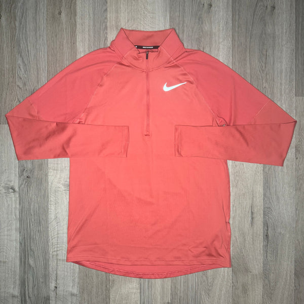 Nike Element 2.0 Half Zip Adobe Red