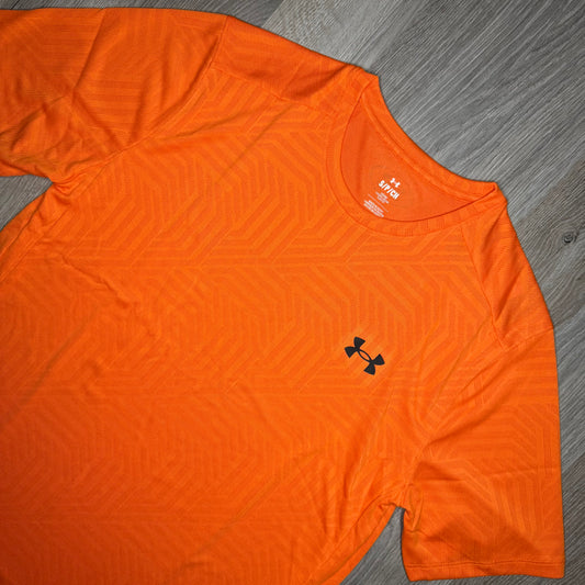 Under Armour Vent Geotessa Tech Tee - Orange