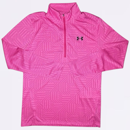 Under Armour Vent Geotessa Tech Half Zip - Pink