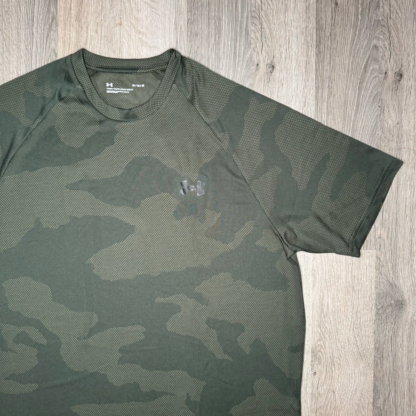 Under Armour Velocity Jacquard Tee Khaki Green