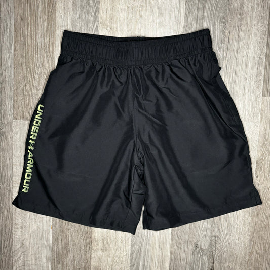 Under Armour Woven Shorts Black/Morph Green