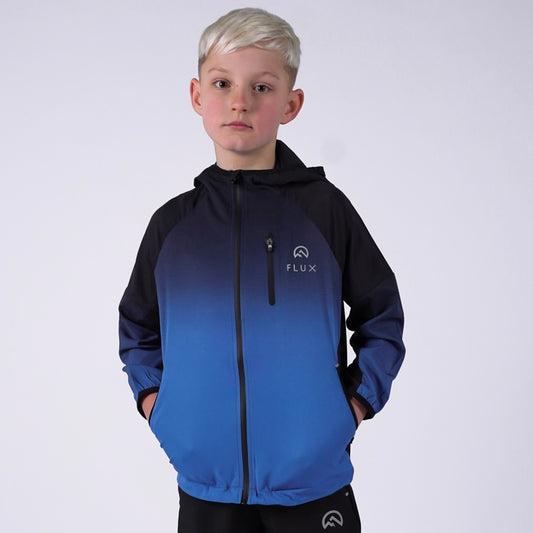 Flux Gradient Jacket - Black / Blue (Junior)