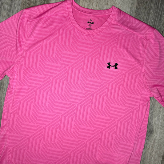 Under Armour Vent Geotessa Tech Tee - Pink