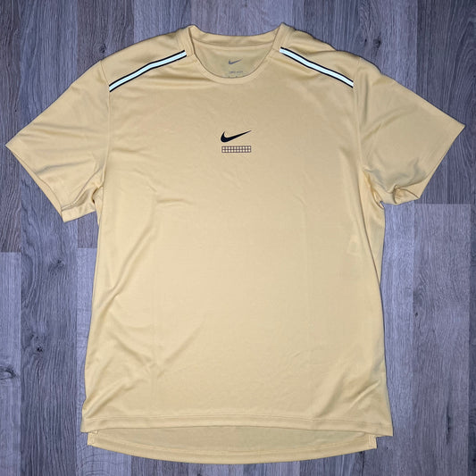 Nike Miler GFX Tee Yellow