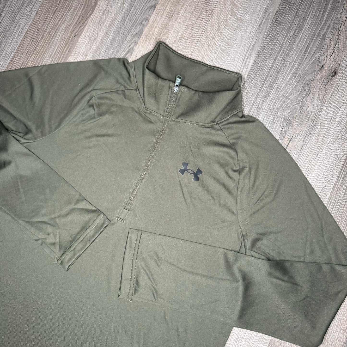 Under Armour Tech Half Zip Khaki (Junior)