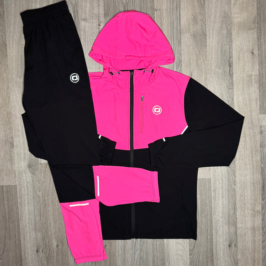 Certified Jacket & Bottoms Set - Black / Pink