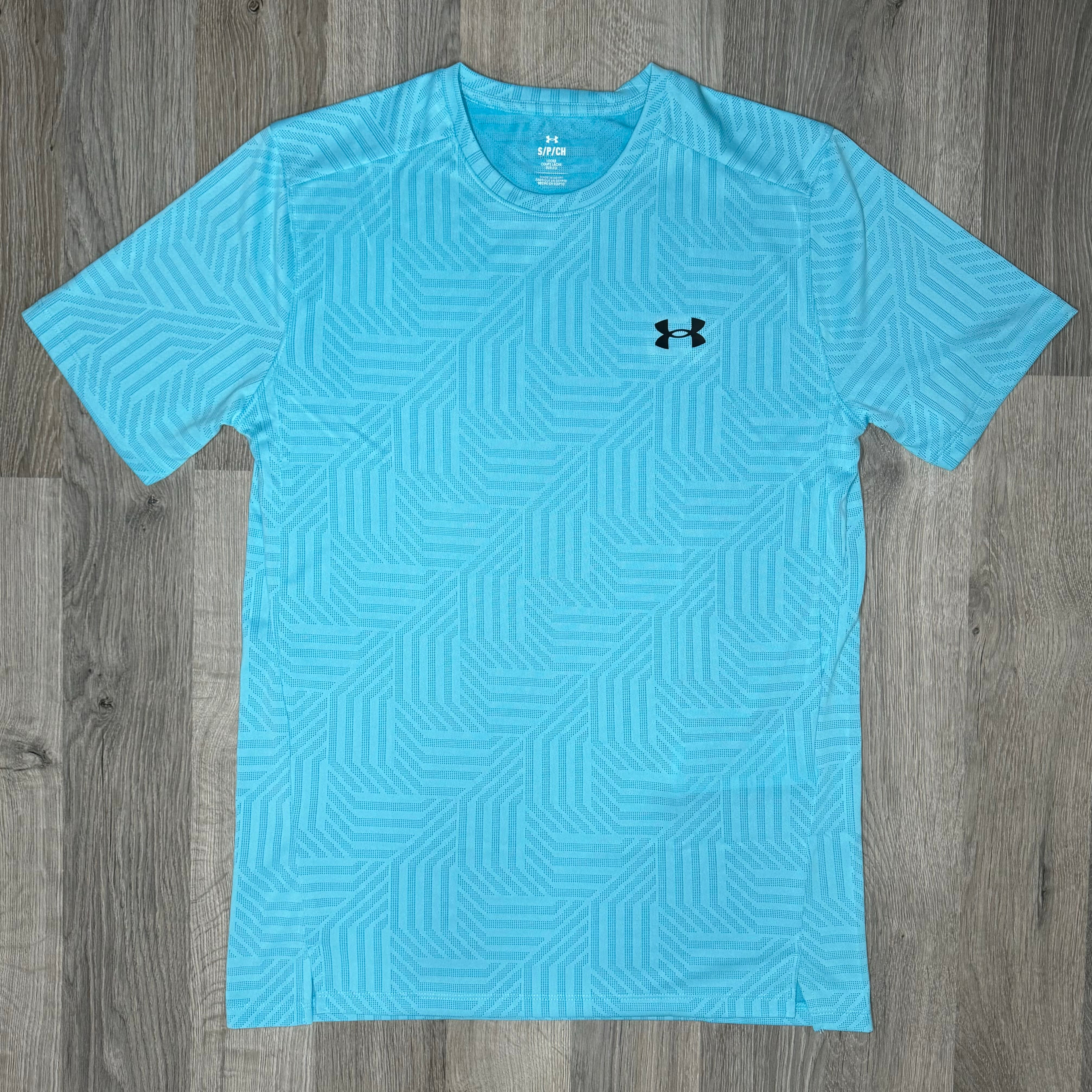 Under Armour Vent Geotessa Tech Tee Sky Blue