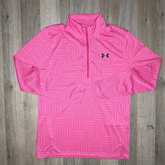 Under Armour Vent Geotessa Tech Half Zip - Pink