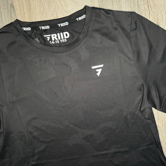 GRIID Camo Tee Black (Junior)