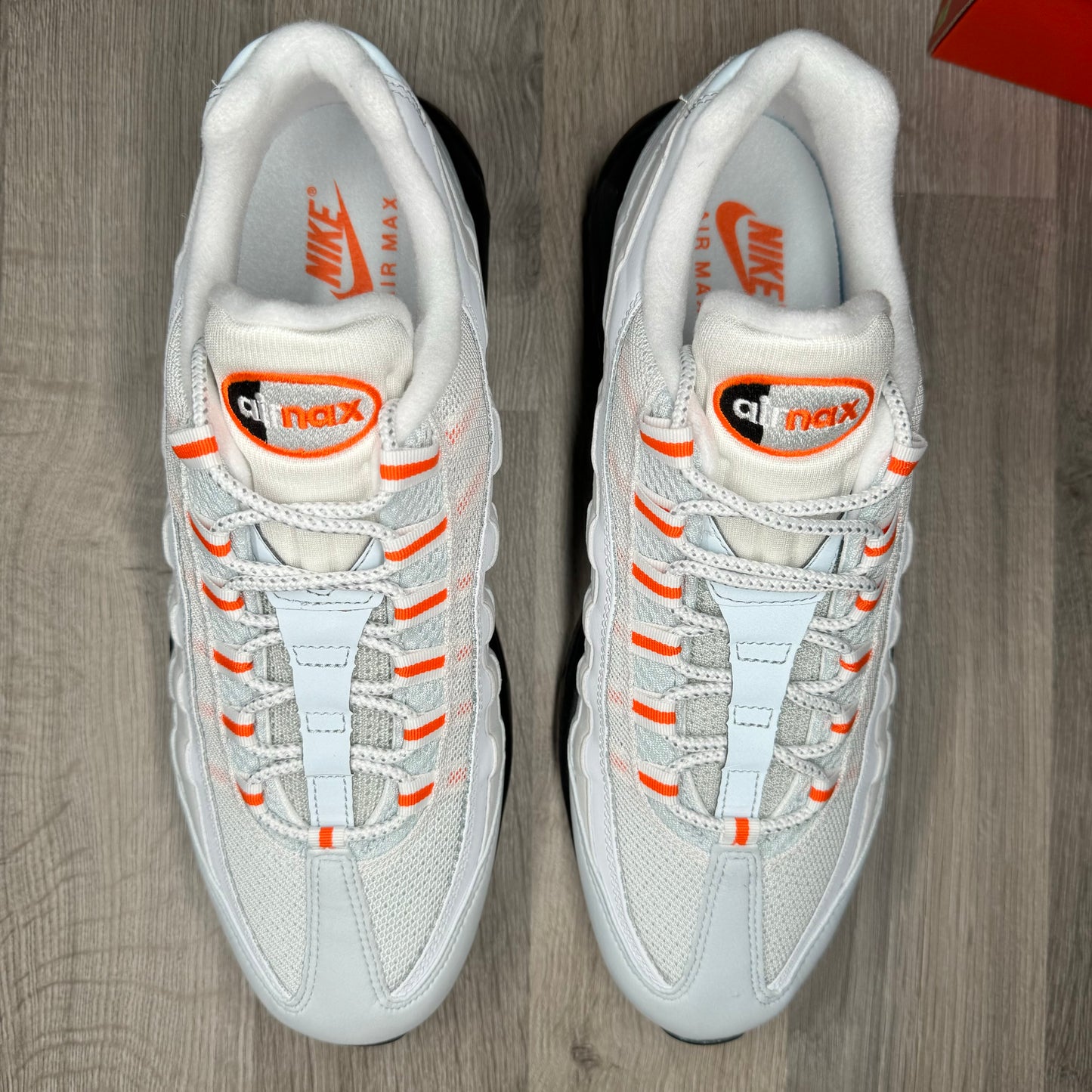 Nike Air Max 95 White Safety Orange