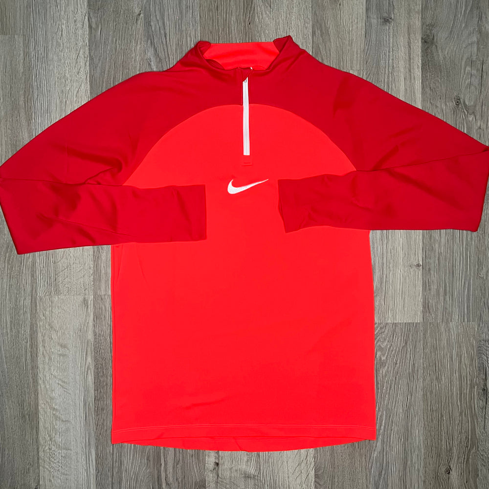 Nike Academy Half Zip - Crimson Red