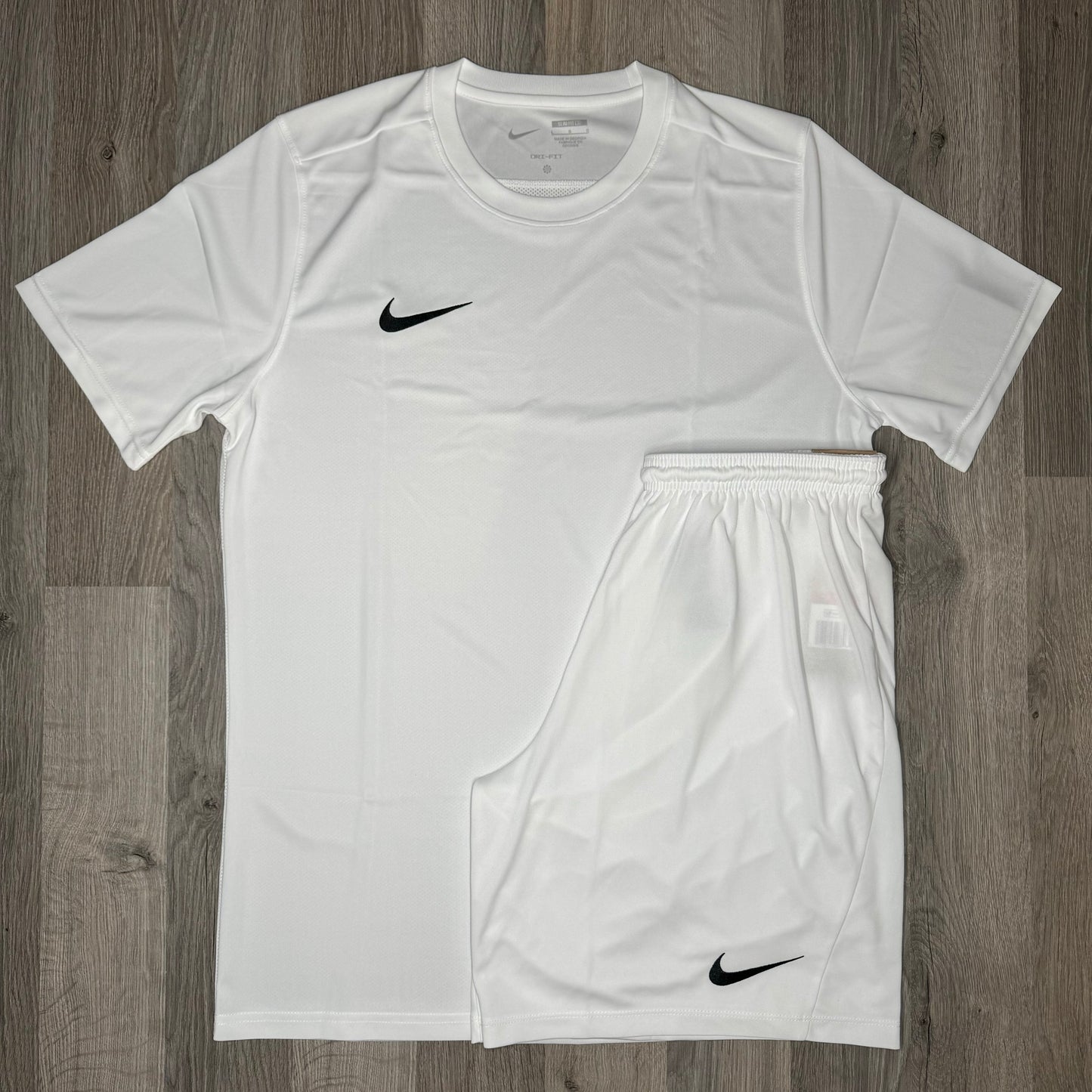 Nike Dri Fit Set - Tee & Shorts - White