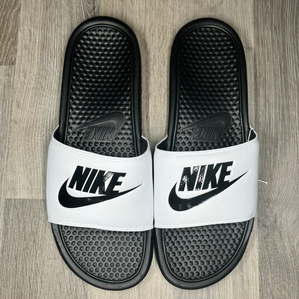 Nike Benazzi Sliders - White