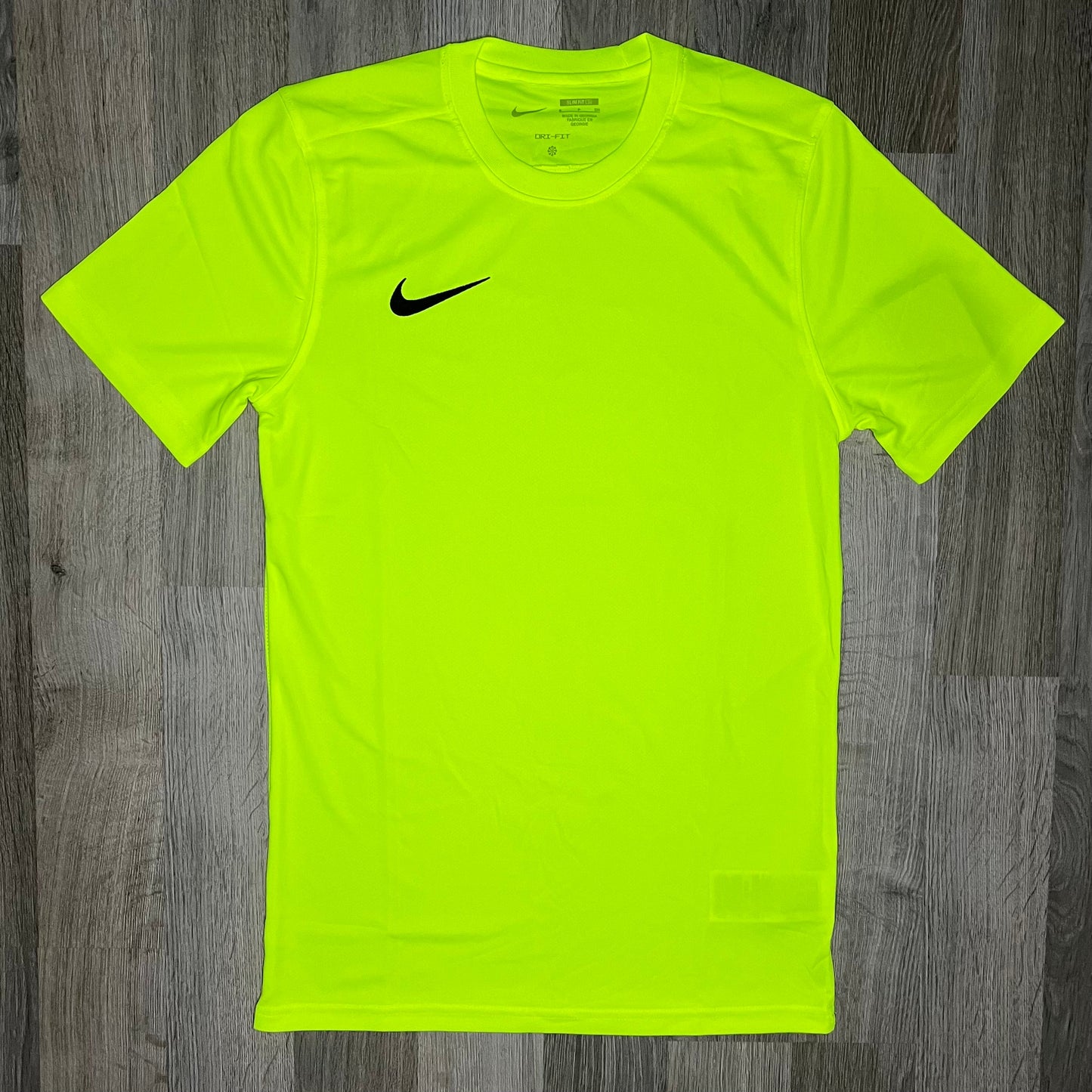 Nike Dri Fit Set - Tee & Shorts - Volt / Black