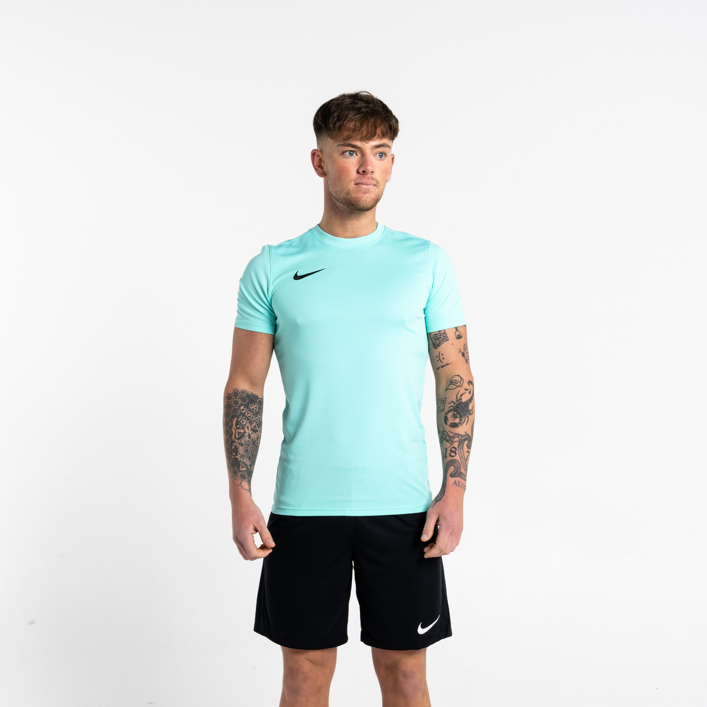 Nike Dri Fit Set - Tee & Shorts - University Blue / Black