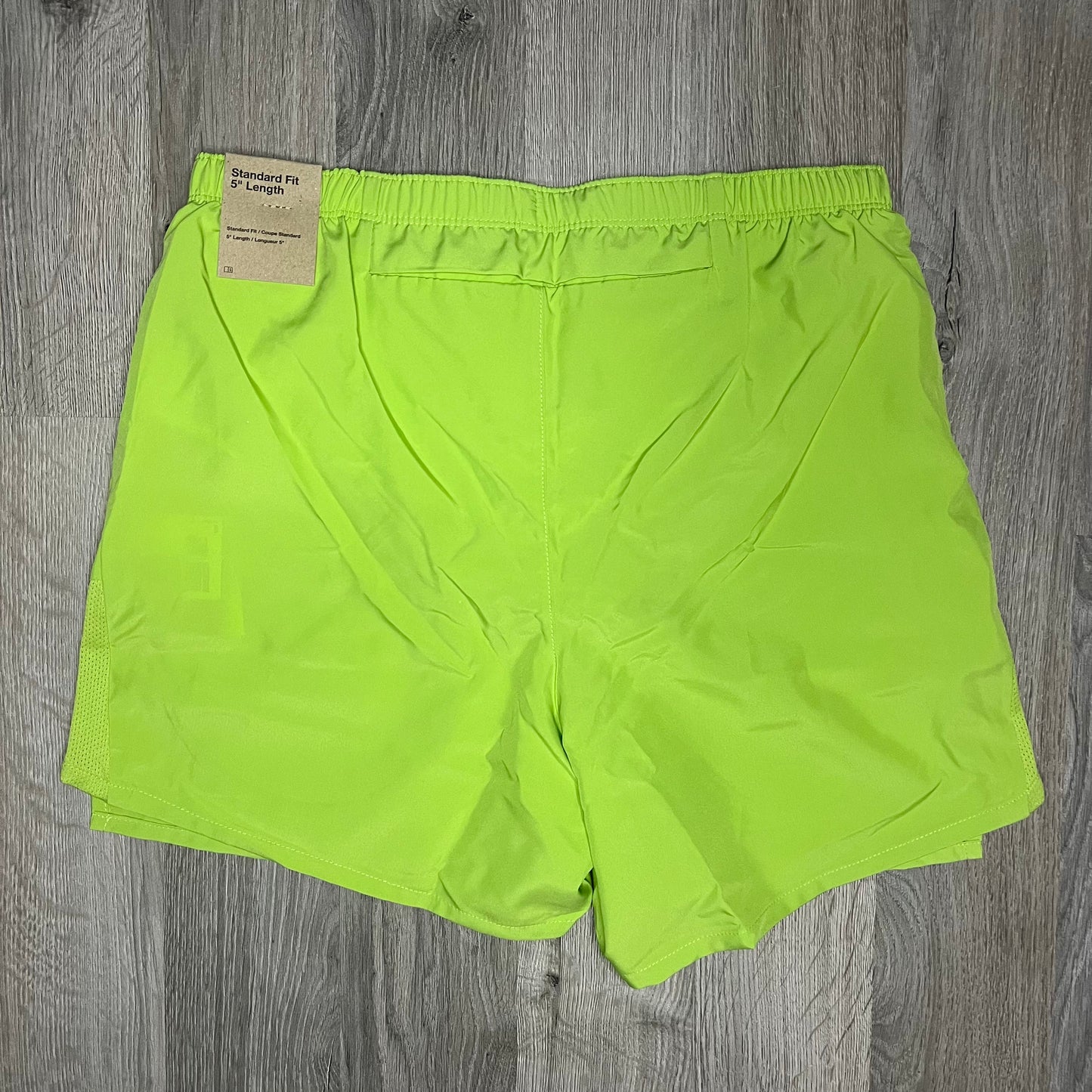 Nike Run Division Swoosh Challenger Shorts - Vivid Green / Medium Blue