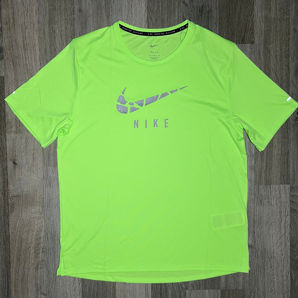 Nike Running Division Miler Tee Ghost Green