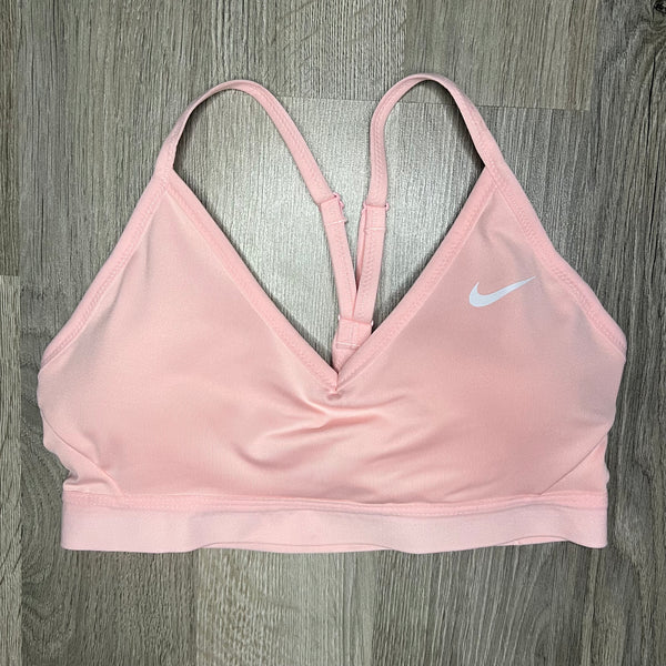 Nike Indy Tick Sports Bra Light Pink