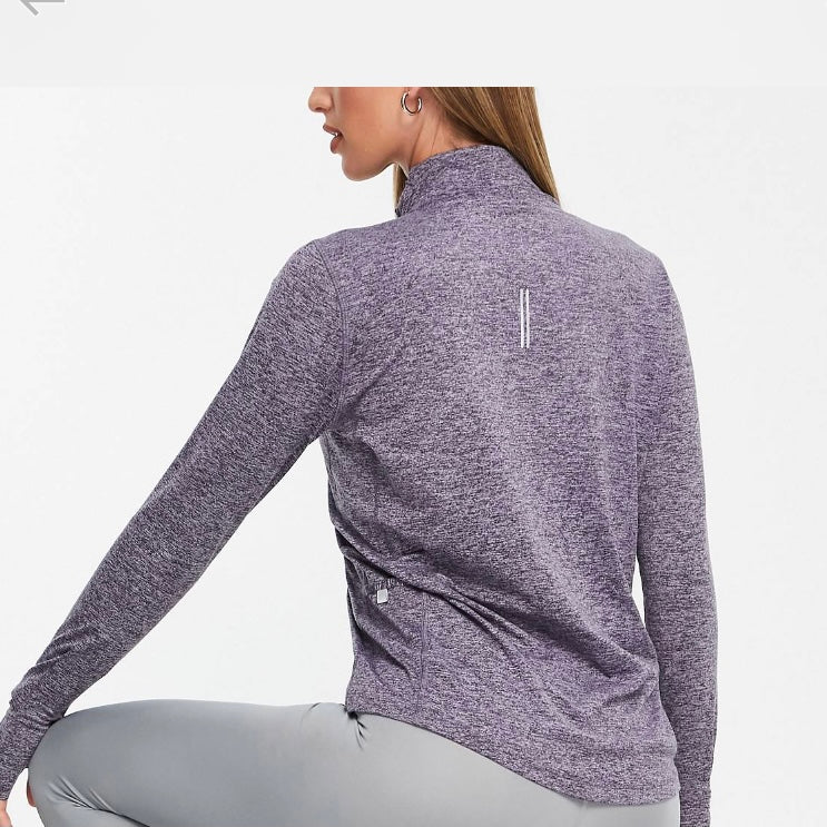 Nike half best sale zip purple