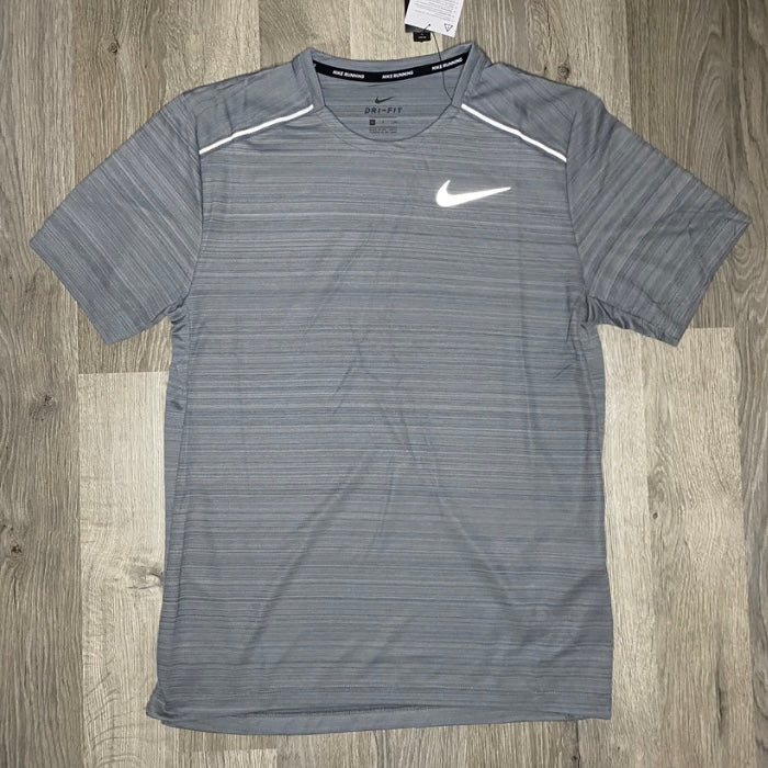 Nike Miler Tee Stone Grey